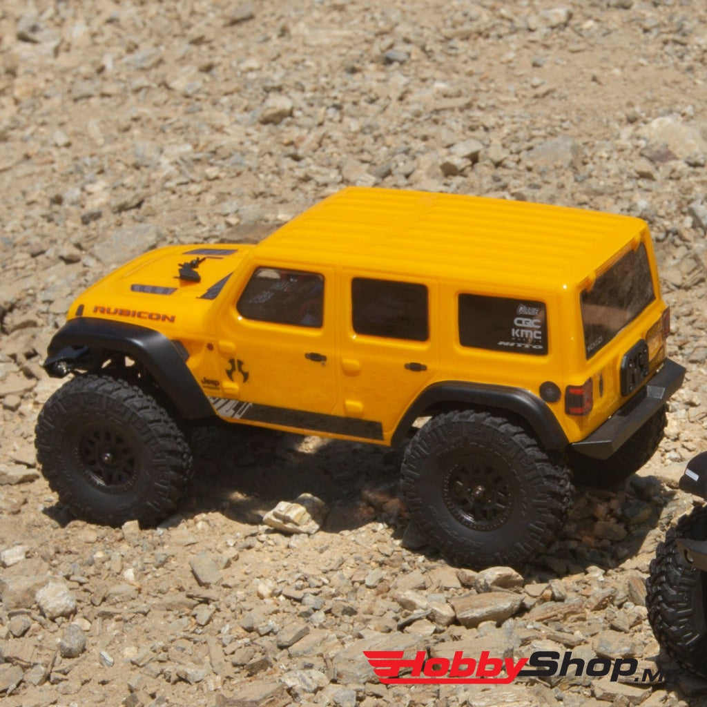 1/24 Scx24 2019 Jeep Wrangler Jlu Crc Rock Crawler 4Wd Rtr Yellow Axi00002T2 En Existencia