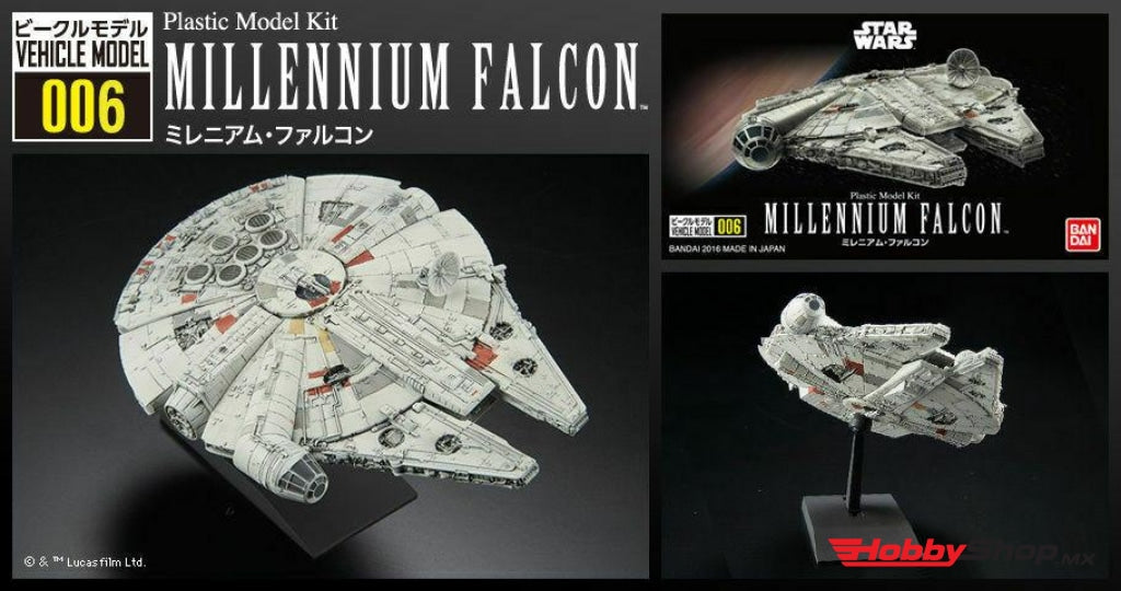 006 Millennium Falcon Star Wars Bandai Ban210501 En Existencia