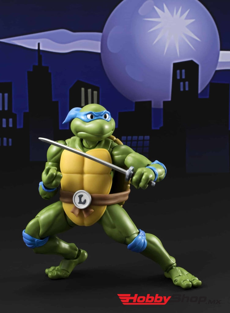 Bandai - Leonardo Action Figure From Teenage Mutant Ninja Turtles S.h. Figuarts En Existencia