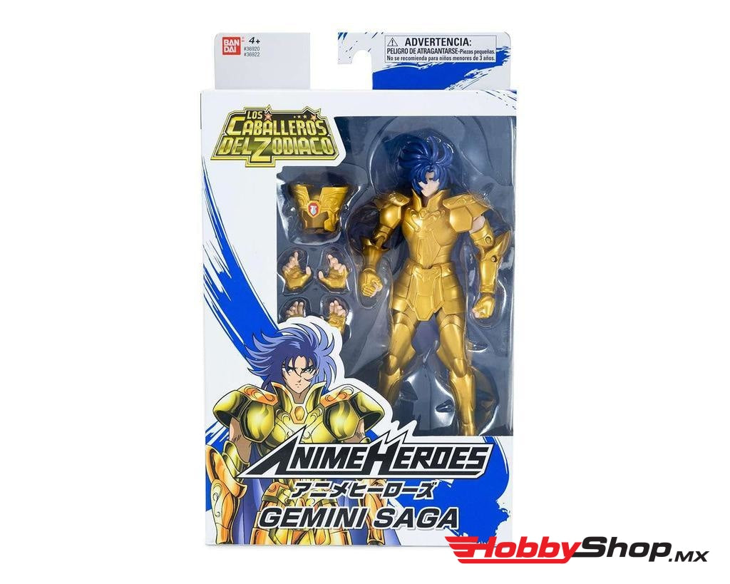Bandai - Los Caballeros Del Zodiaco Gemini Saga Anime Heroes En Existencia