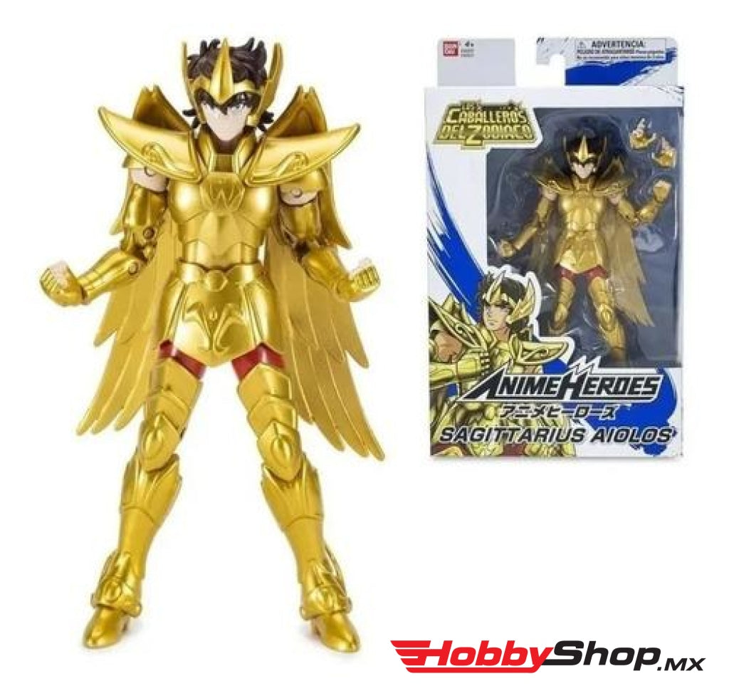 Bandai - Los Caballeros Del Zodiaco Sagittarius Aiolos Anime Heroes En Existencia