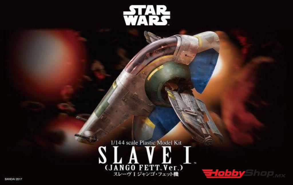 Bandai - Slave I Jango Fett Version 1/144 Model Kit From Star Wars En Existencia