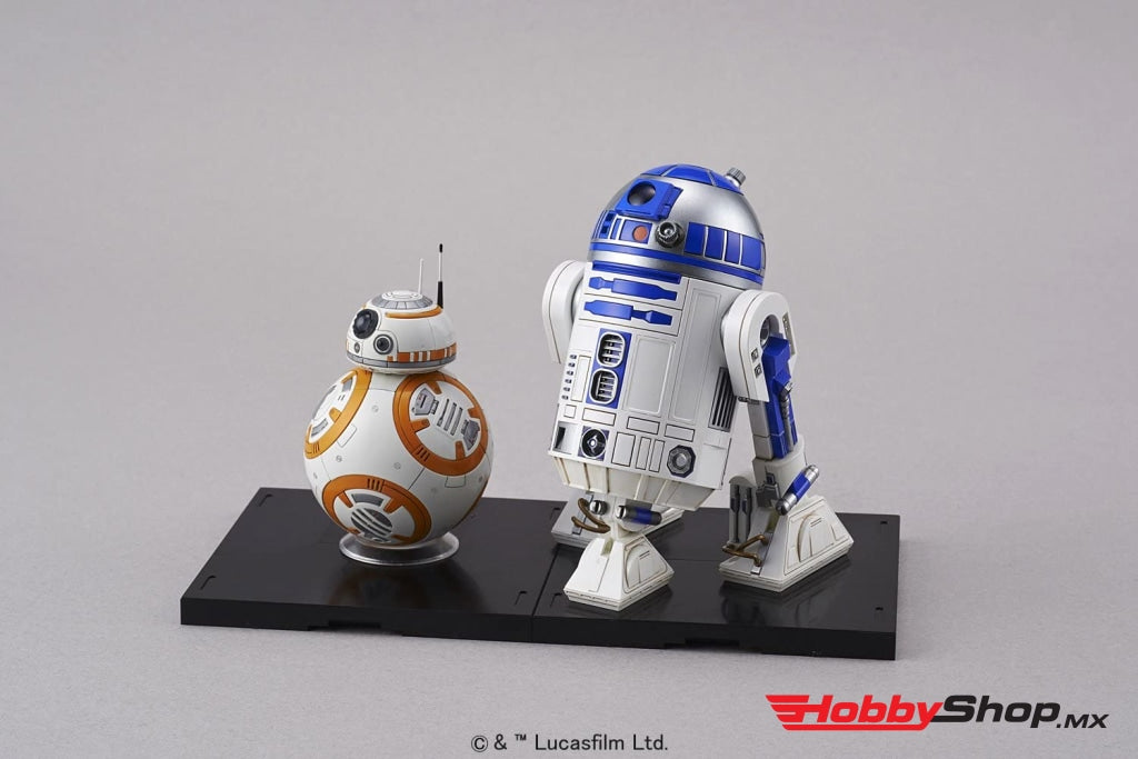 Bb-8 & R2-D2 Star Wars Bandai Character En Existencia