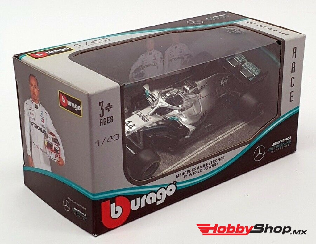 Bburago - L. Hamilton Mercedes-Amg Petronas F1 W10 Eq Power+ #44 Escala 1:43 En Existencia