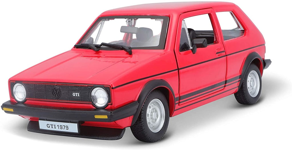 Bburago - Volkswagen Vw Golf Mk1 Gti 1979 Rojo Escala 1:24 En Existencia