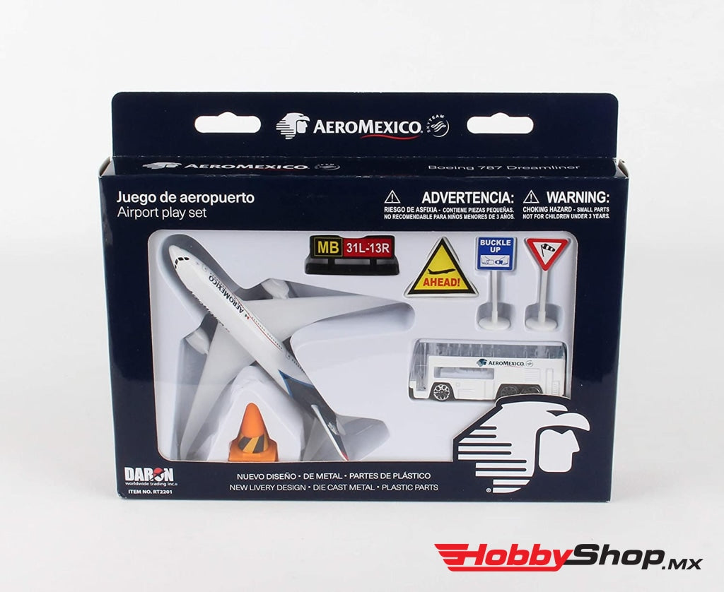 Daron - Aeromexico Playset Juego De Aeropuerto En Existencia