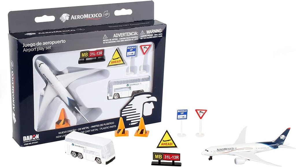 Daron - Aeromexico Playset Juego De Aeropuerto En Existencia