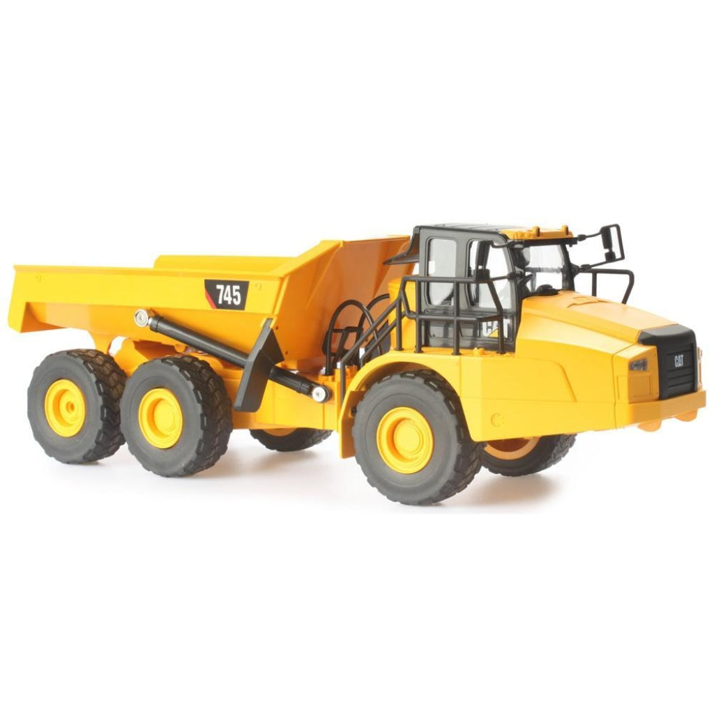 Diecast Masters Autoarticolato Cat 745 Invecchiato - Modello Scala 1:50, Dettagliato, Da Collezione 38x15x32 Cm - Foto 4