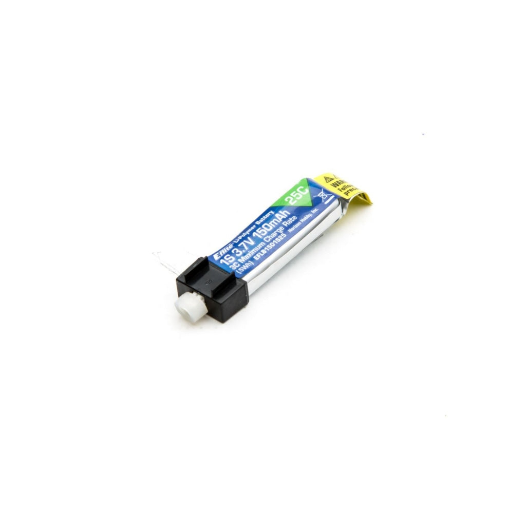 E-Flite - 150Mah 1S 3.7V 25C Lipo Battery: Ph 1.5 (Ultra Micro) En Existencia