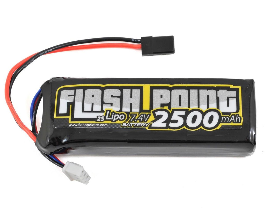 Flashpoint - Fp Lipo 2500 Rx-Pack Flat 7.4V En Existencia