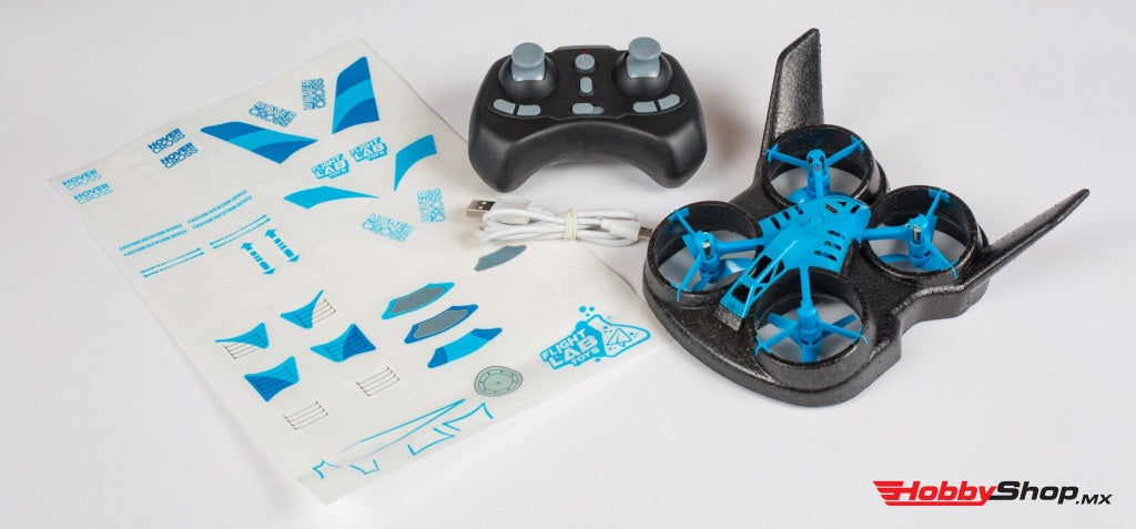 Flight Lab Toys - Hovercross Drone / Hovercraft Rtf Azul En Existencia