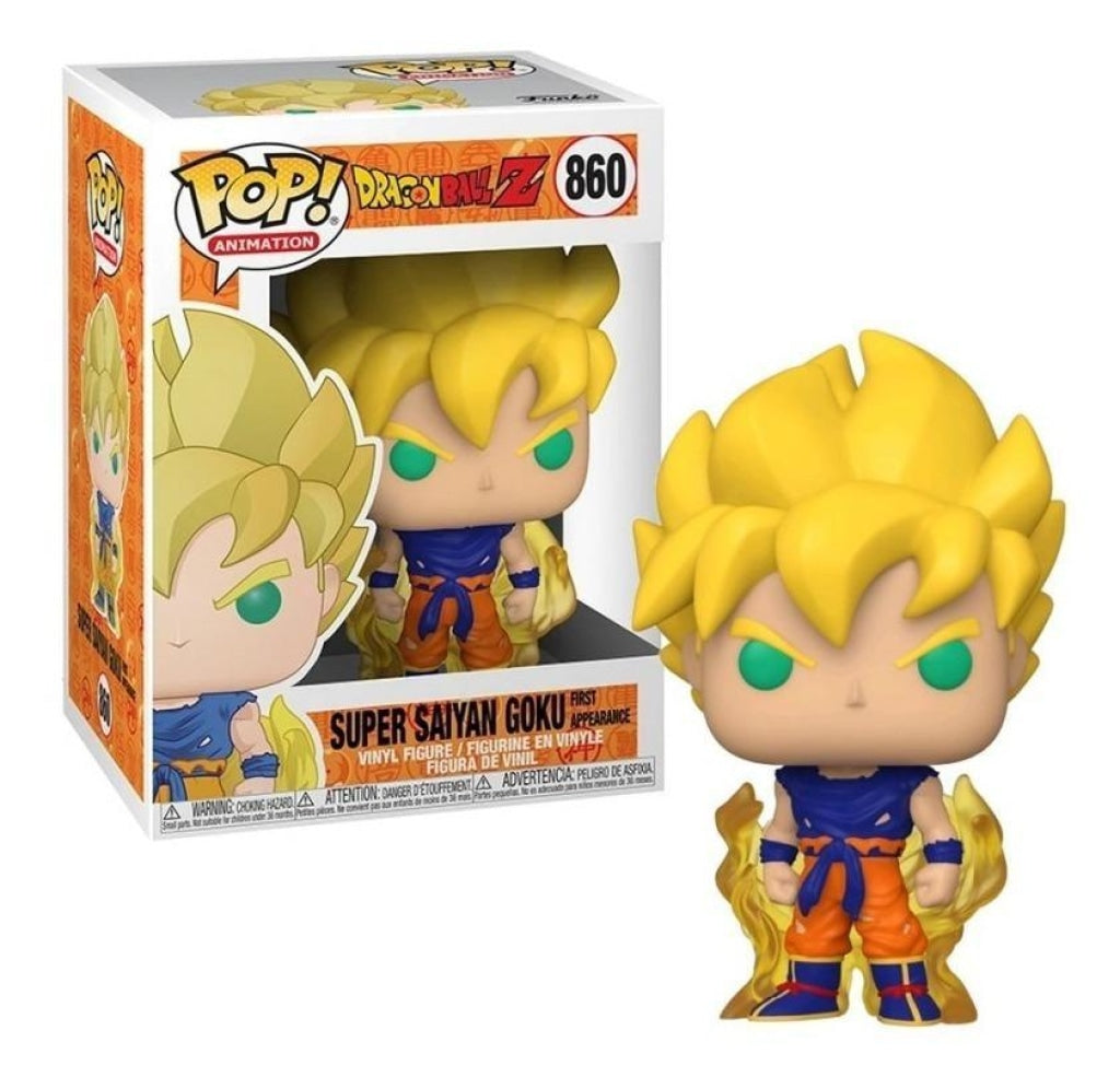 Funko Pop Animation: Dragon Ball Z - Super Saiyan Goku First Appearance #860 En Existencia