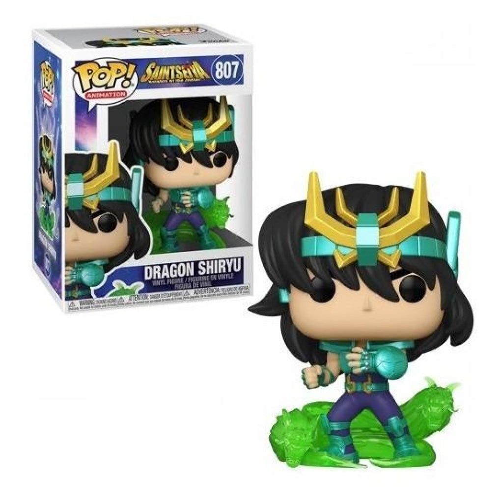 Funko Pop Animation: Los Caballeros Del Zodiaco - Shiryu De Dragon #807 En Existencia