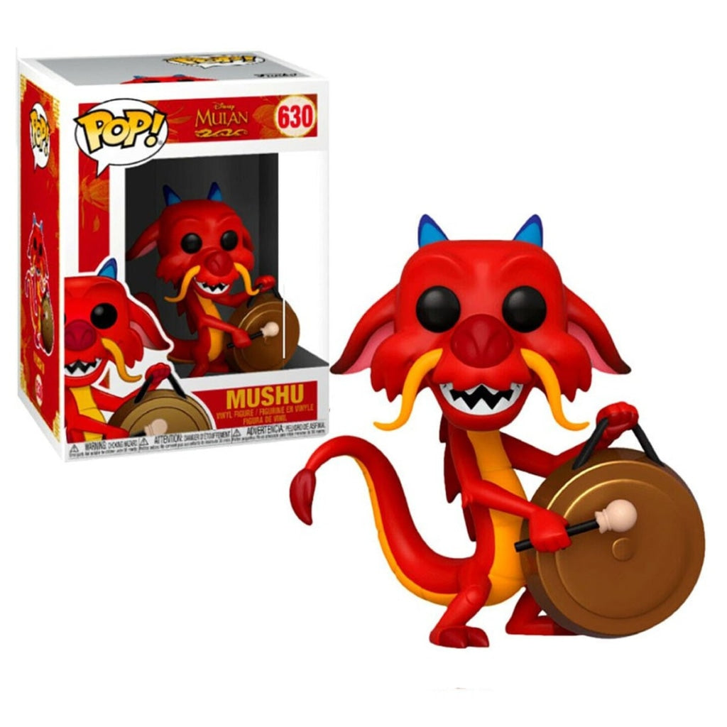Funko Pop Disney: Mulan - Mushu Con Gong #630 En Existencia
