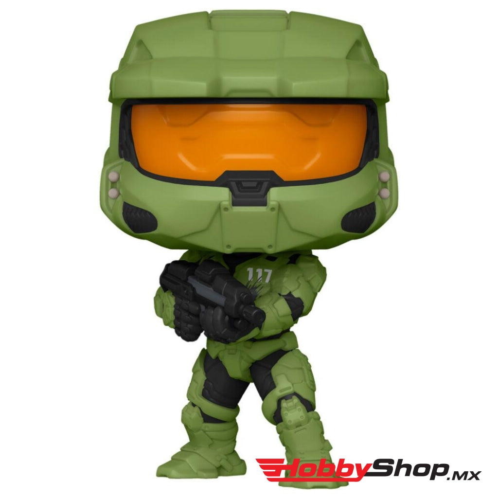 Funko Pop Games: Halo Infinite - Master Chief Con Rifle Ma40 #13 En Existencia