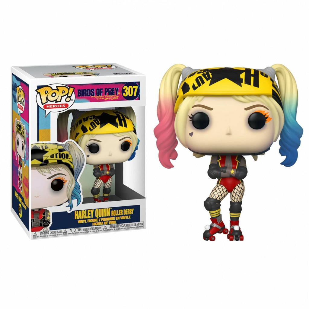 Funko Pop Heroes: Aves De Presa - Dc Comics Harley Quinn (Roller Derby) #307 En Existencia