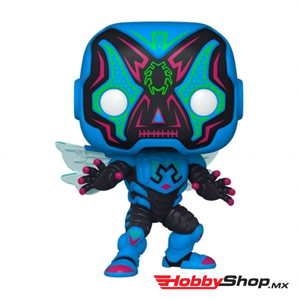 Funko Pop Heroes: Dc Comics - Blue Beetle Dia De Muertos #410 En Existencia