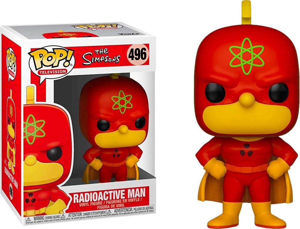 Funko Pop Televisión: Simpsons S2 - Homer Radioactive Man #496 En Existencia