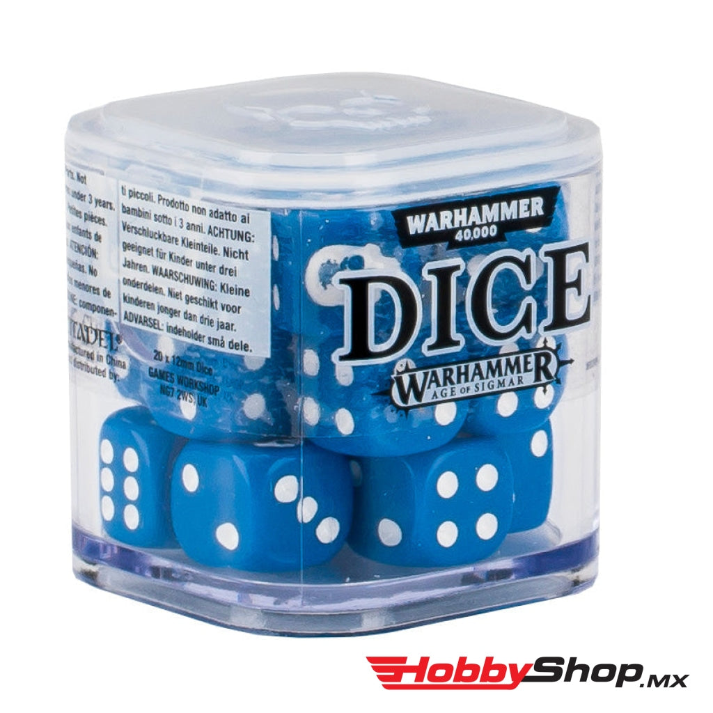 Games Workshop - Citadel 12Mm Dice Set 20 Blue En Existencia