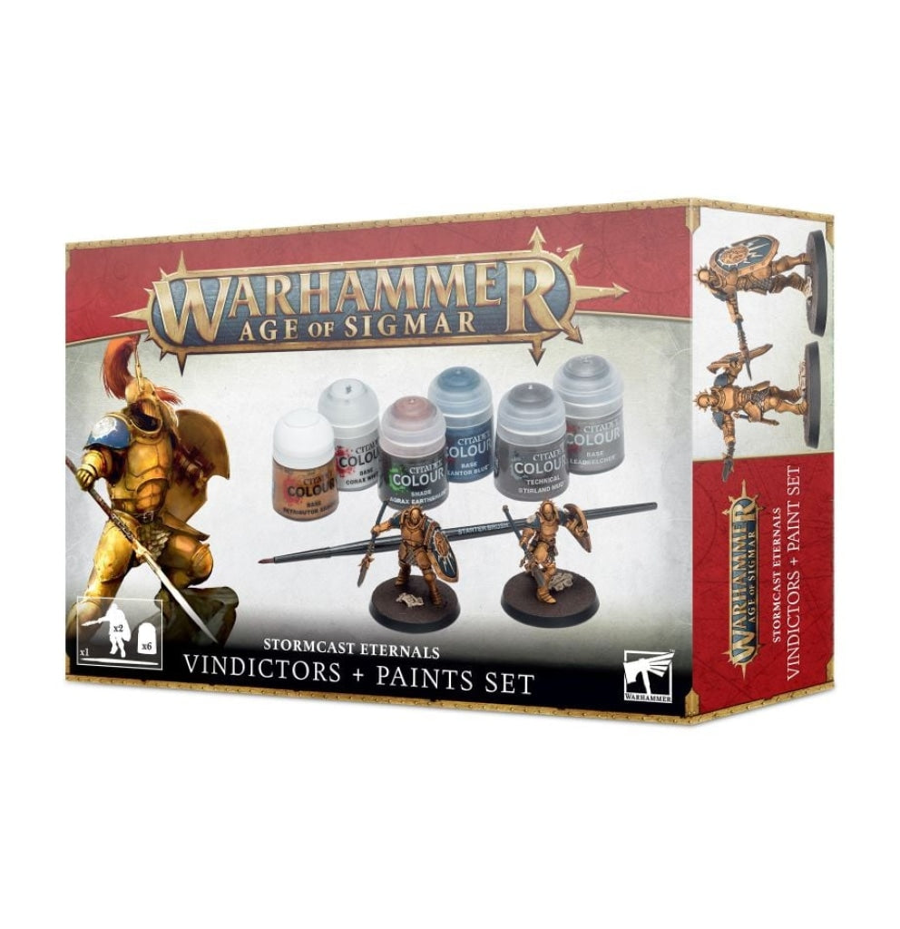 Games Workshop - Stormcast Eternals: Vindictors + Paints Set En Existencia
