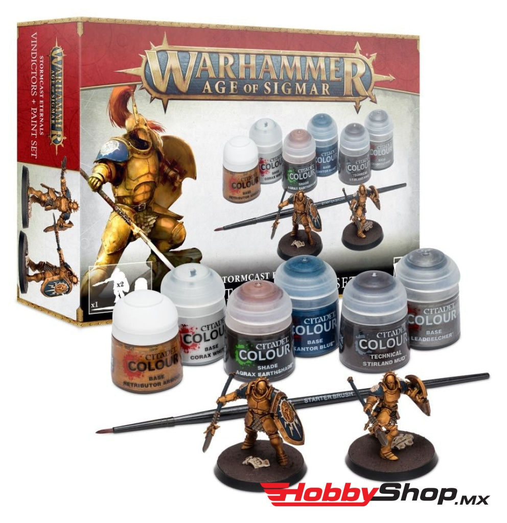 Games Workshop - Stormcast Eternals: Vindictors + Paints Set En Existencia