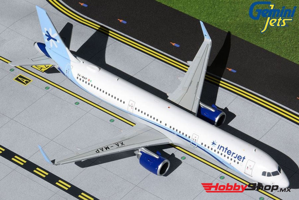 Geminijets - Gemini200 Interjet Airbus A321Neo Xa-Map Escala 1/200 En Existencia