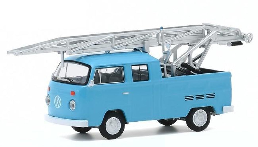 Greenlight - Club V-Dub 1973 Volkswagen Type 2 Double Cab Pickup Ladder Truck Escala 1:64 En