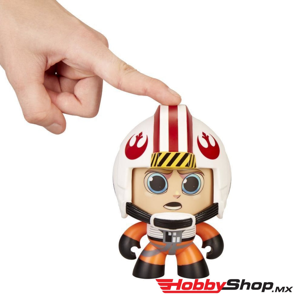 Hasbro - Mighty Muggs Star Wars Luke Skywalker #22 (X-Wing Pilot) En Existencia
