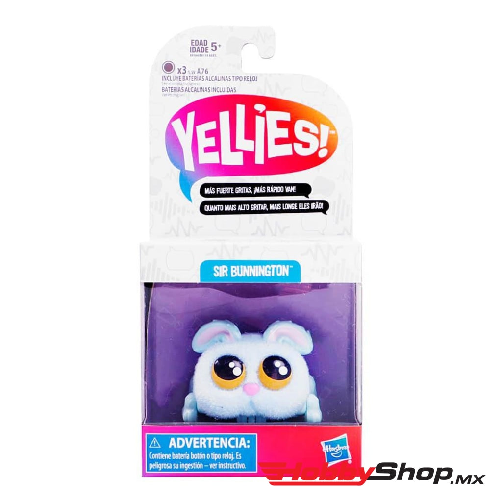 Hasbro - Yellies! Conejo Sir Bunnington Mascota Interactiva En Existencia