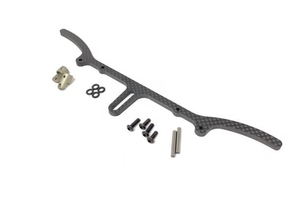 Hasi - Mugen Mrx6 -Supporto Carrozzeria Posteriore Carbonio Rear Body Mount Carbon En Existencia