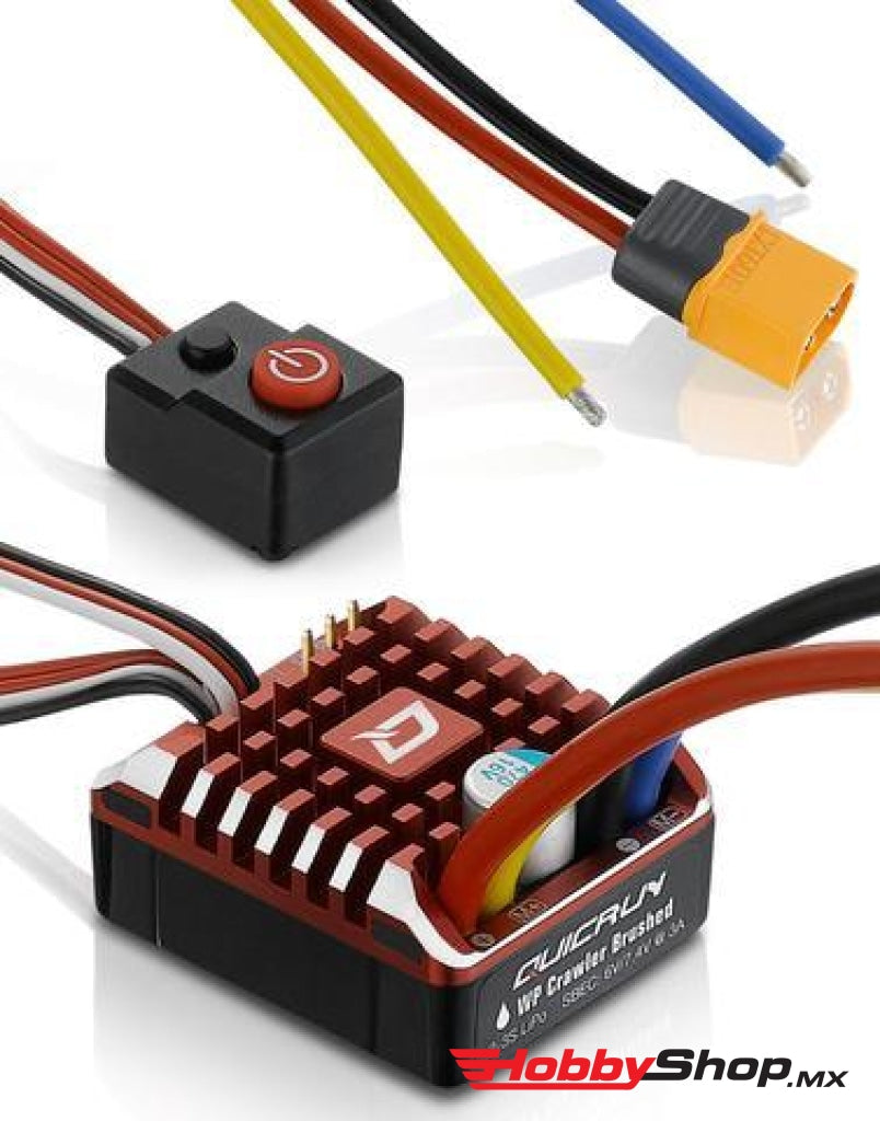 Hobbywing - Quicrun 1080 Waterproof Rock Crawler Brushed Esc (2-3S) En Existencia