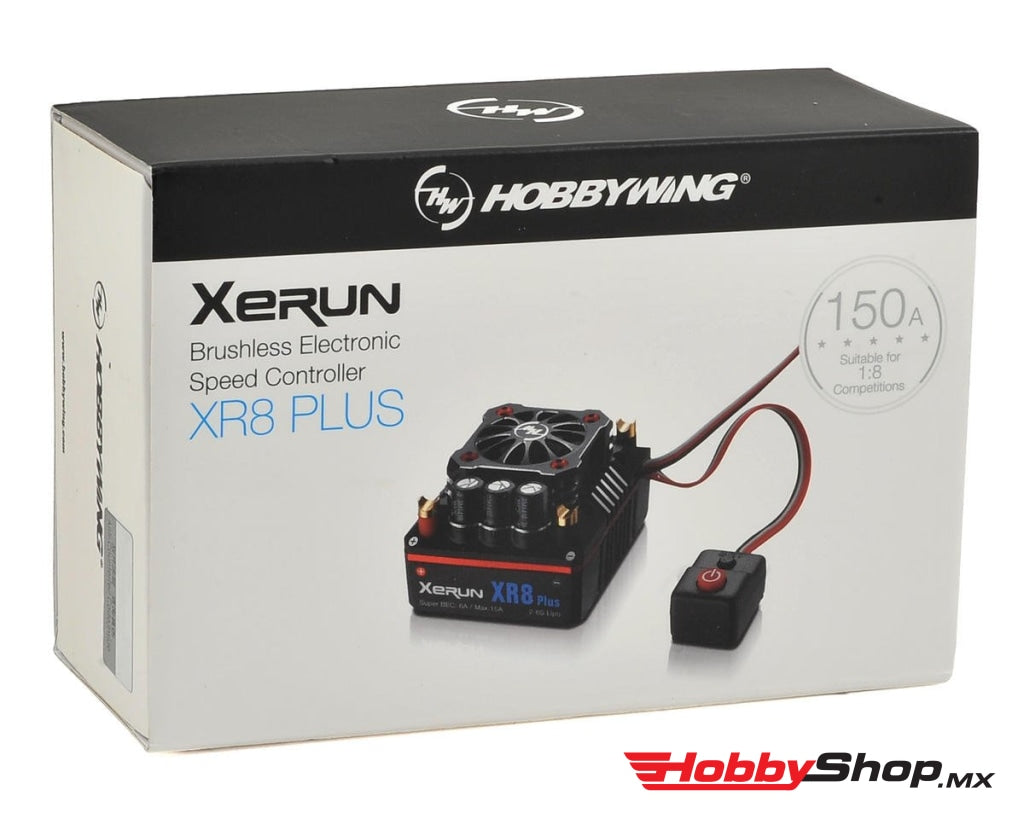 Hobbywing - Xerun Xr8 Plus 1/8 Competition Sensored Brushless Esc En Existencia