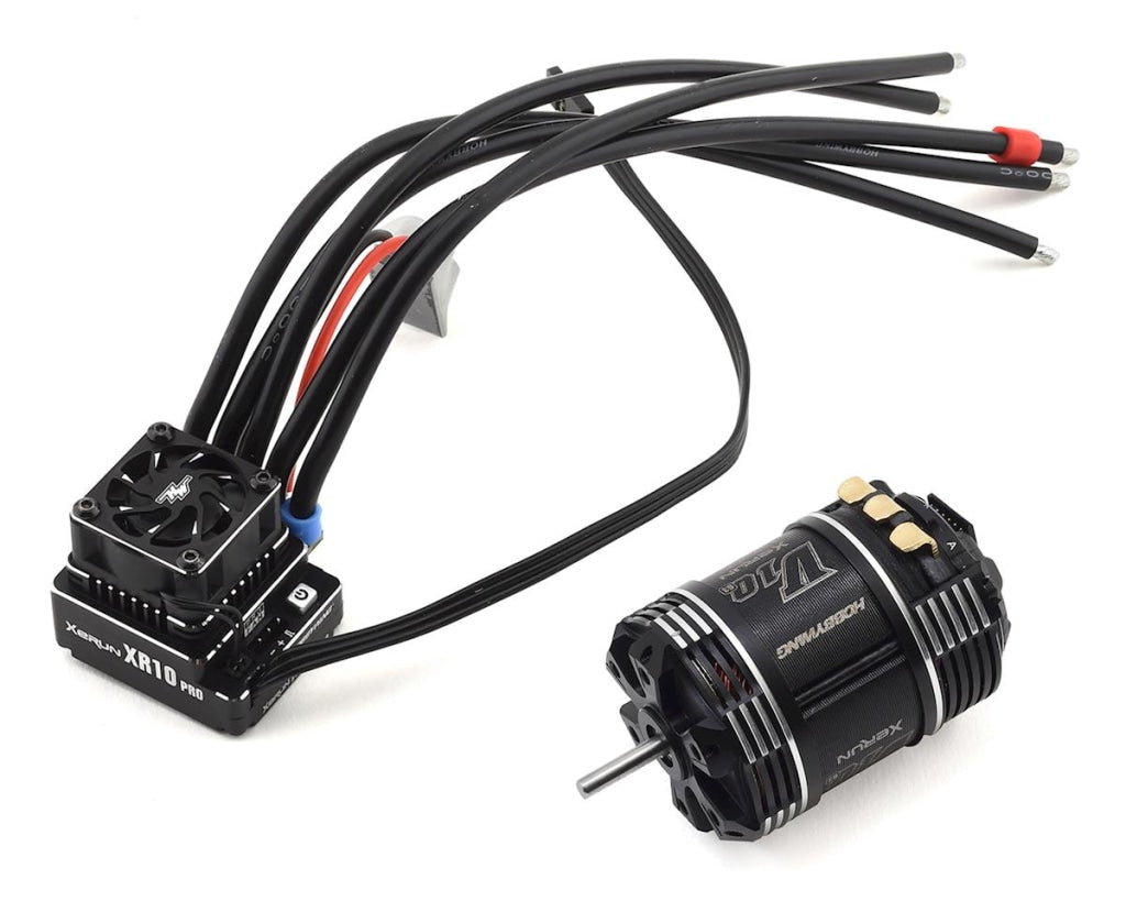 Hobbywing - Xr10 Pro G2 Sensored Brushless Esc/v10 G3 Motor Combo (4.5T) En Existencia