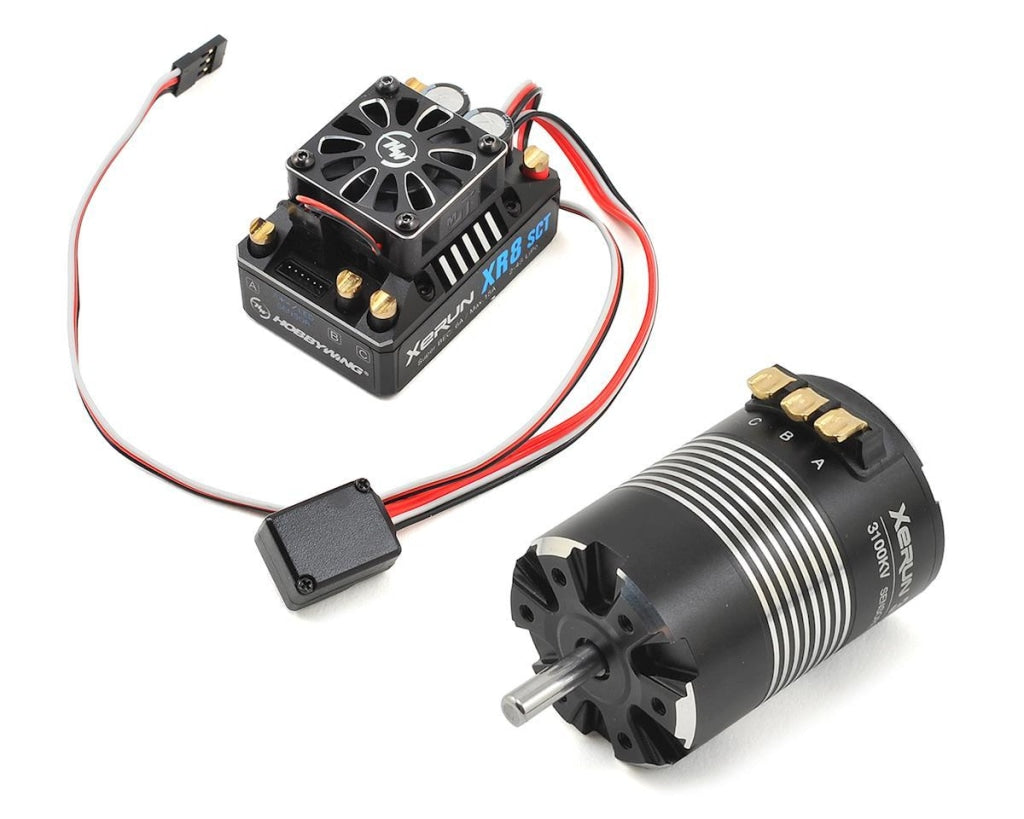 Hobbywing - Xr8 Sct Esc W/ 3652Sd G2 Competition Motor Combo (3100Kv) En Existencia