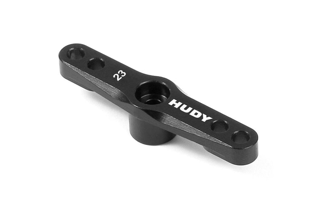 Hudy - Alu Throttle Servo Horn Ko Sanwa 2-Hole 23T En Existencia