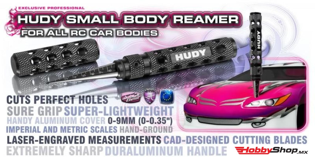 Hudy - Edición Limitada Escariador Para Carrocería + Funda De Aluminio Pequeño En Existencia