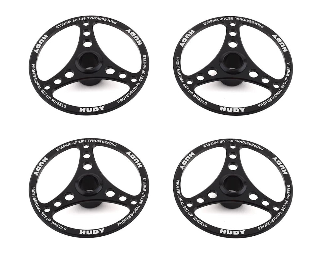 Hudy - Rueda De Reglaje Aluminio Para 1/8 On-Road (4) En Existencia