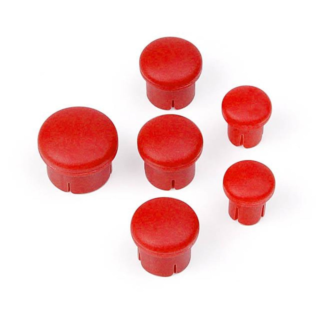 Hudy - Tapa De Plástico Para Mango (Set-3 + 2 1) Rojo En Existencia