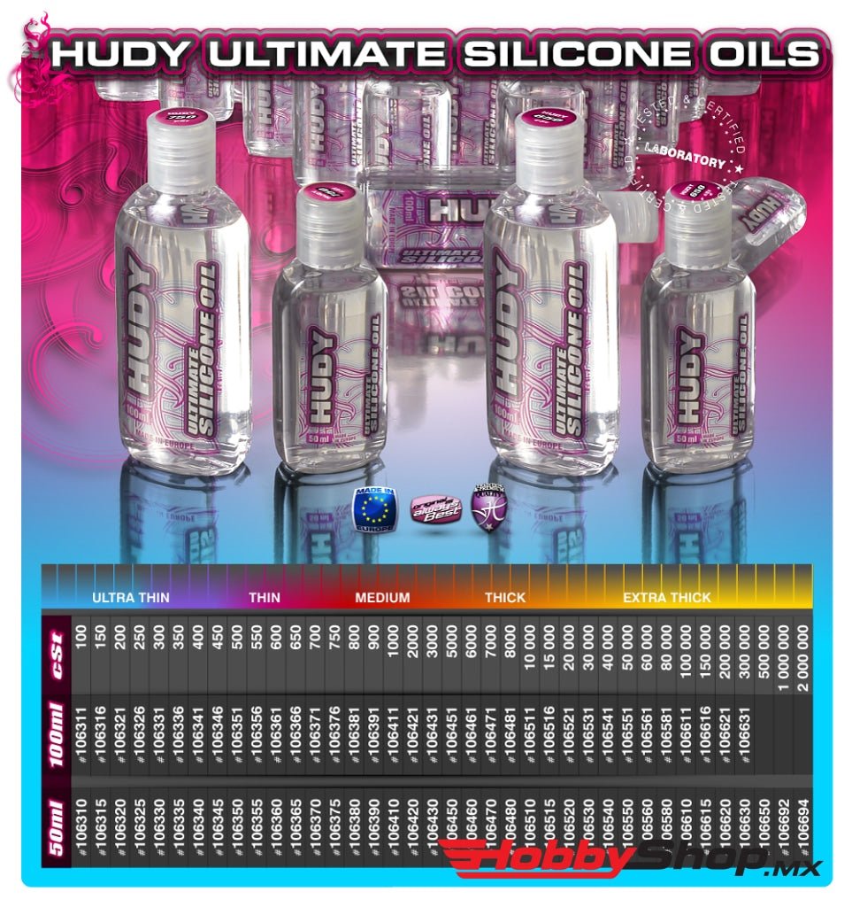 Hudy - Ultimate Silicone Oil 2 000 Cst 50Ml En Existencia