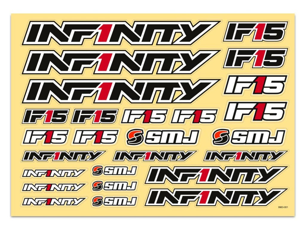 Infinity - Calcomanía (Negra) If15 En Existencia