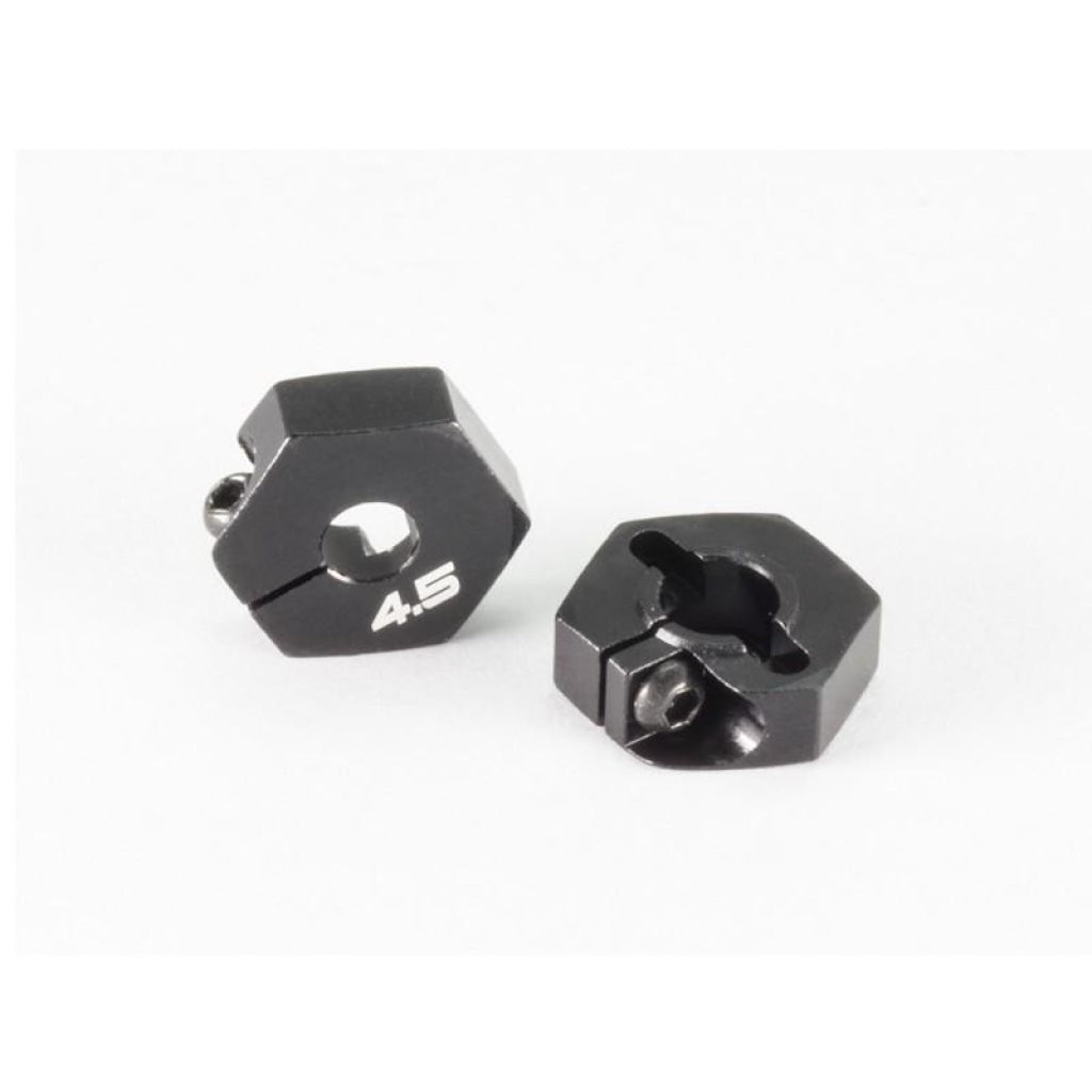 Infinity - Cubo De Rueda Hexagonal Aluminio (4.5Mm / Negro 2 Piezas) En Existencia