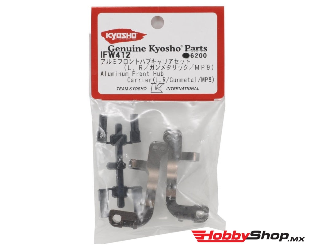 Kyosho - Aluminum Front Hub Carrier Set (L R / Gunmetal) En Existencia