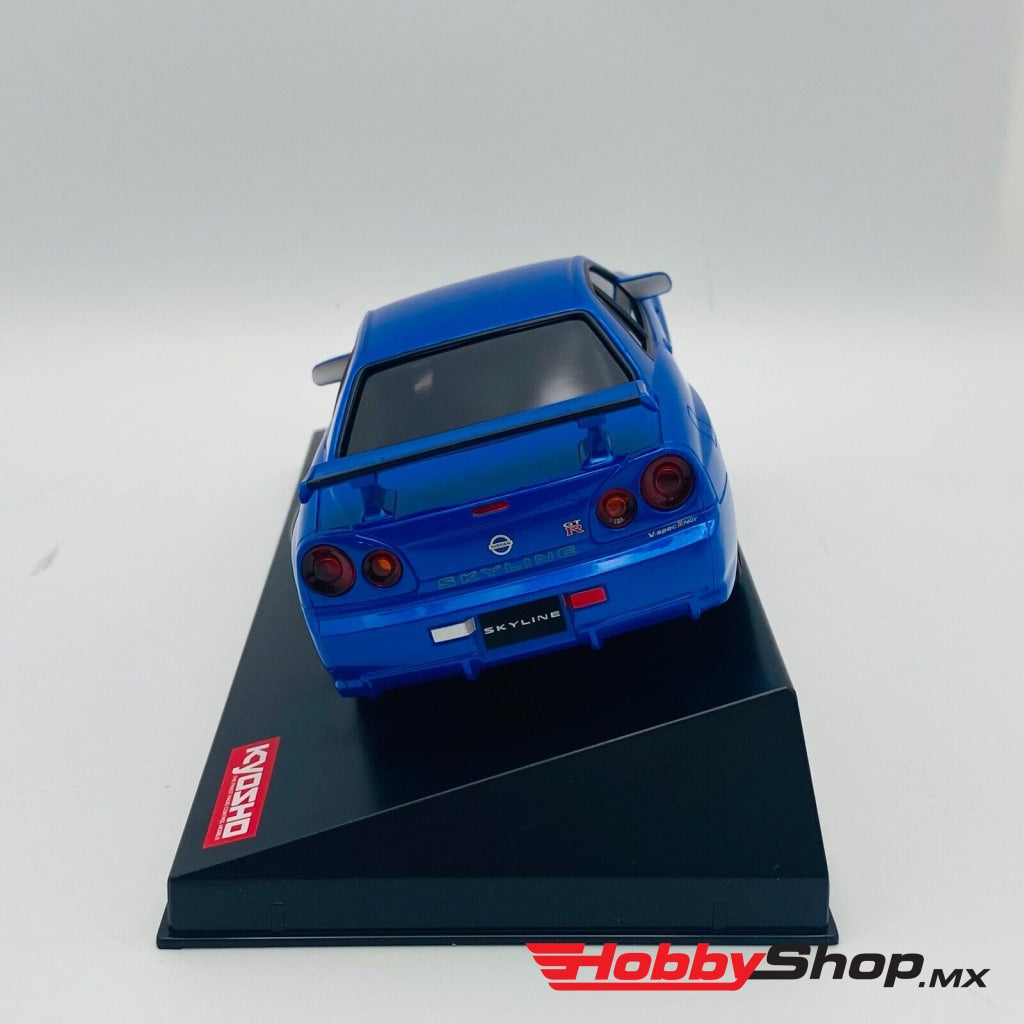 Kyosho - Asc Ma-020S Nissan Skyline Gt-R R34 V.specnur Metallic Blue En Existencia