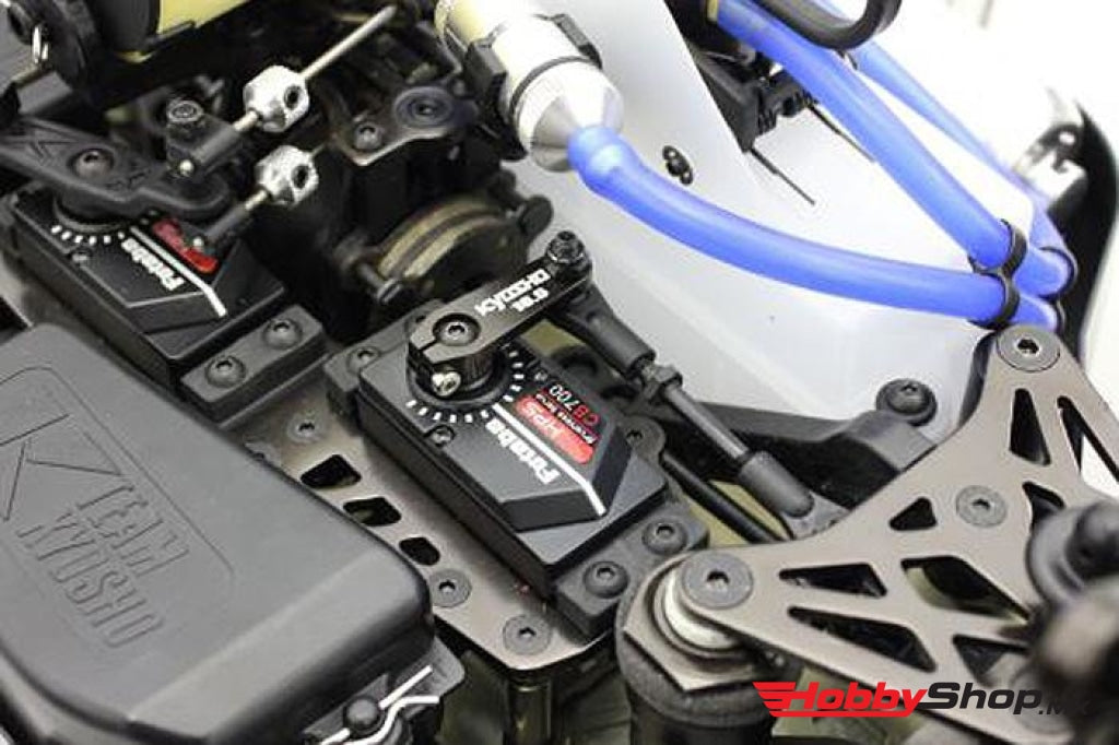 Kyosho - Bocina Servo De Dirección Aluminio (Futaba / 18.5) En Existencia