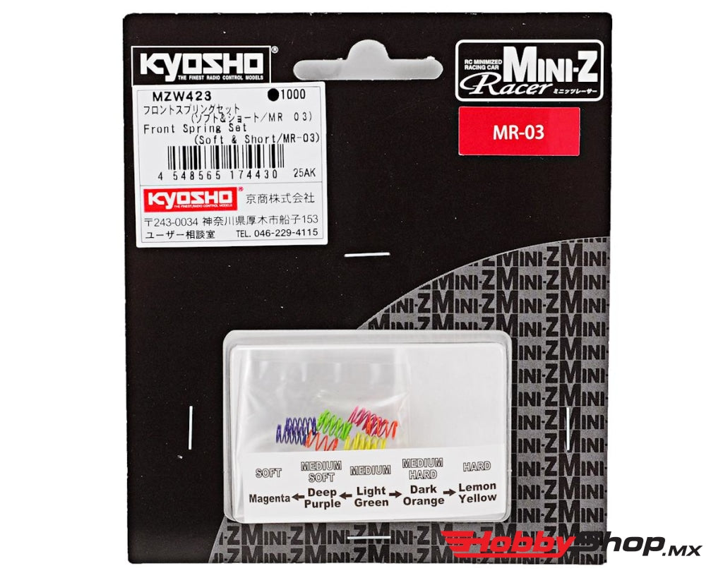 Kyosho - Front Spring Set (Soft / Short Mr-03) En Existencia