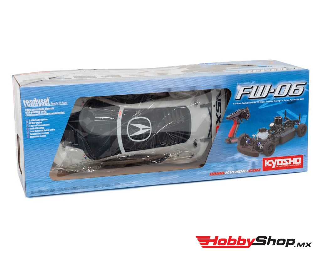 Kyosho - Fw06 Gp Acura Nsx Gt3 Readyset 1/10 Nitro Touring Car W/syncro Kt-231P+ En Existencia