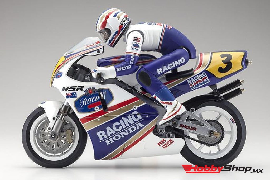 Kyosho - Hang On Racer Honda Nsr500 Electric 1/8 Motorcycle Kit En Existencia