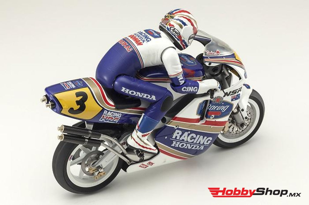 Kyosho - Hang On Racer Honda Nsr500 Electric 1/8 Motorcycle Kit En Existencia