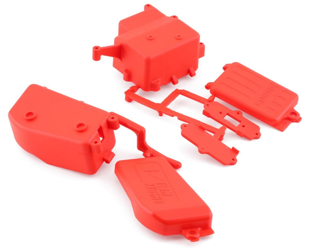Kyosho - Juego De Caja Batería Y Receptor (F-Red / Mp10 Mp9) En Existencia