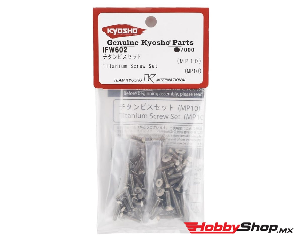 Kyosho - Juego De Tornillos Titanio Mp10 En Existencia
